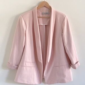 ASOS Curve | Pink crepe blazer | US 14